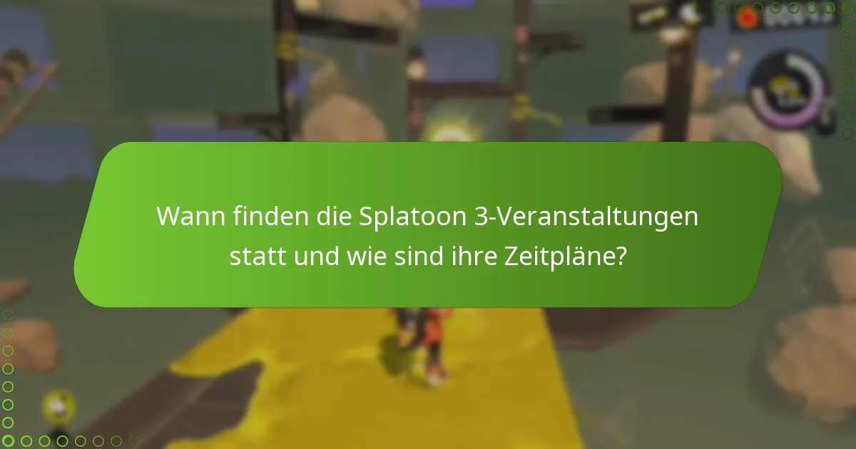 Wie können Spieler Belohnungen aus Veranstaltungen in Splatoon 3 beanspruchen?