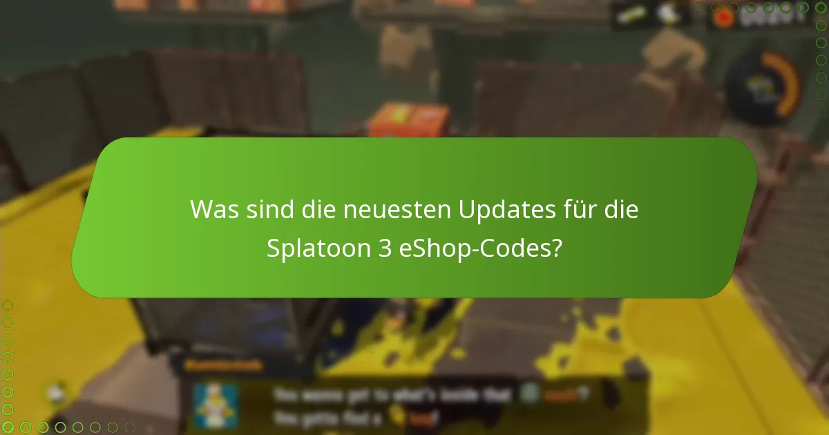 Wie können Spieler eShop-Codes in Splatoon 3 einlösen?