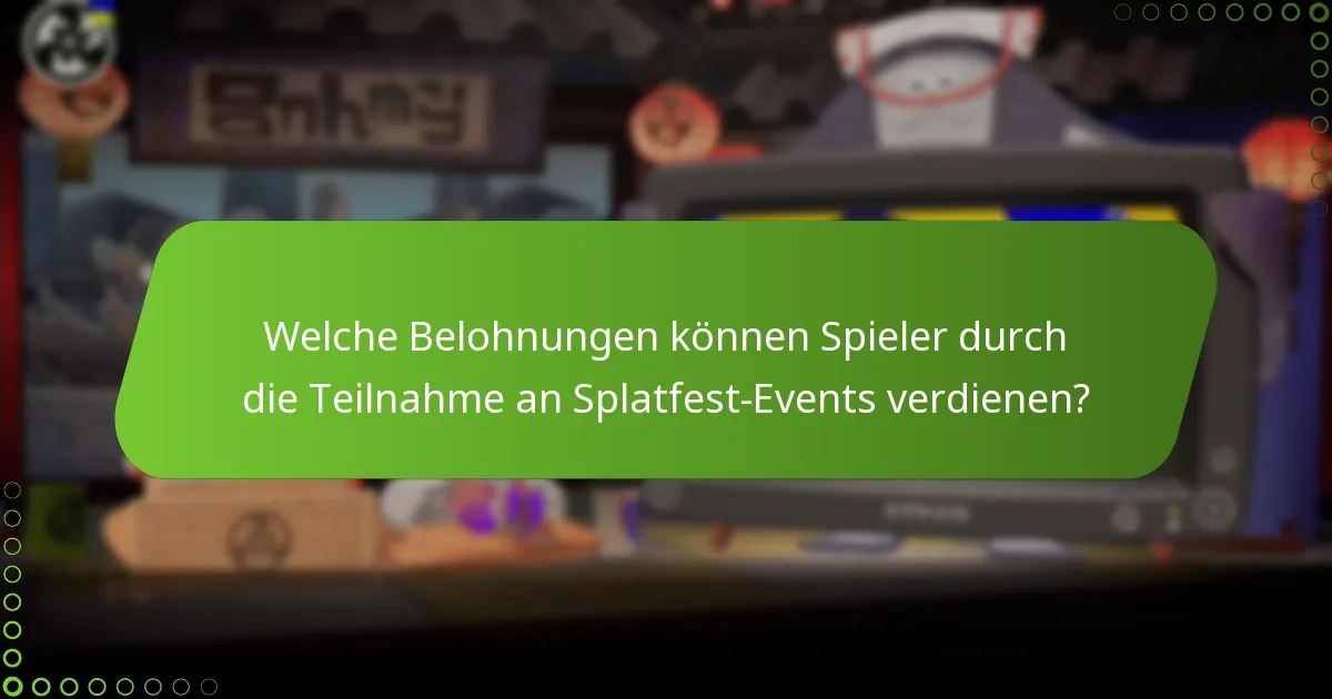 Wie schneidet dieses Splatfest im Vergleich zu früheren Events ab?