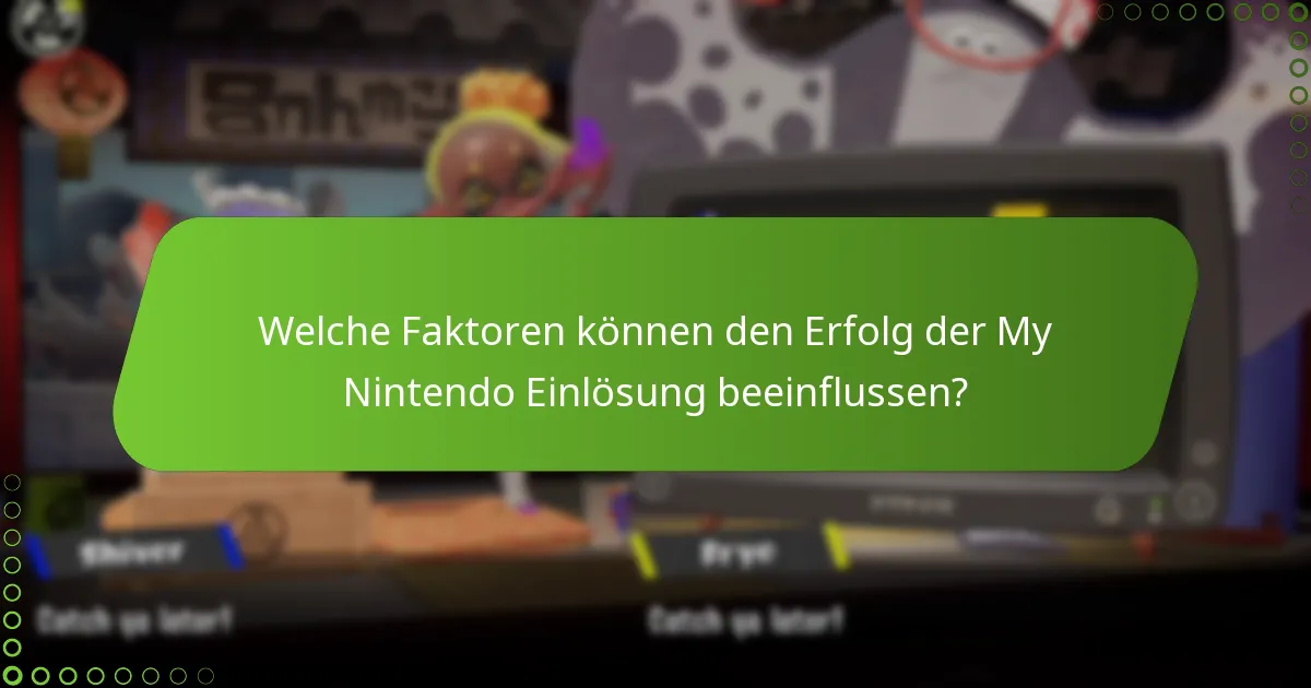 Welche Lösungen gibt es für My Nintendo Einlösungsprobleme?