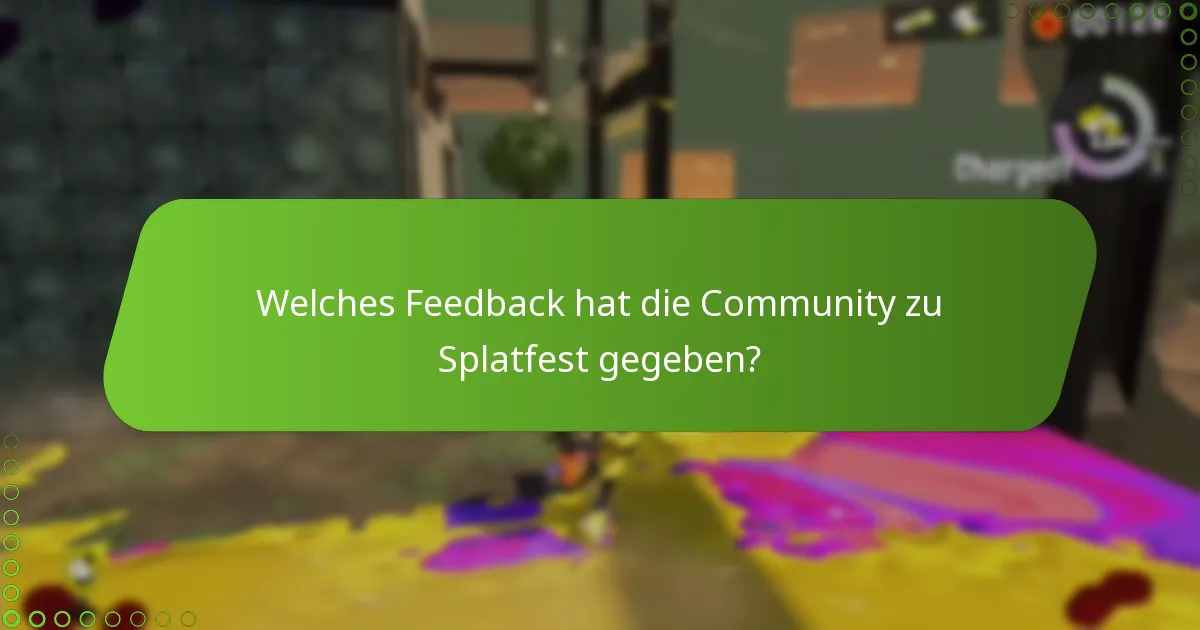 Welche Verbesserungen wünschen sich die Spieler für zukünftige Splatfest-Events?