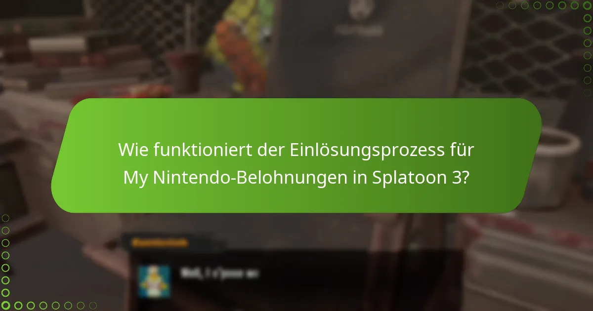 Was sind die Vorteile von exklusiven Gegenständen in den Splatoon 3 My Nintendo-Belohnungen?